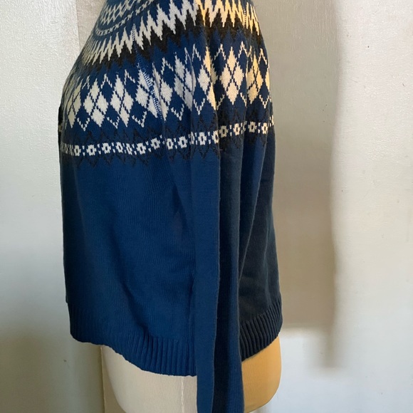 Tommy Jeans blue/white cotton/wool blend sweater - Picture 10 of 10